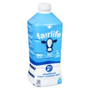 bottle of fairlife milk