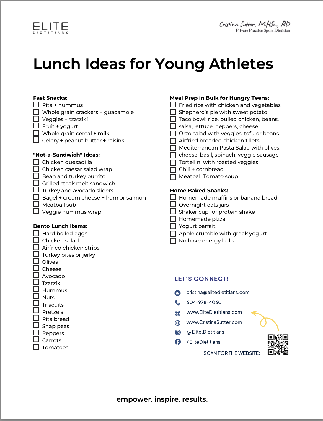 Best Lunches for Teen Athletes Sport Nutrition for High School