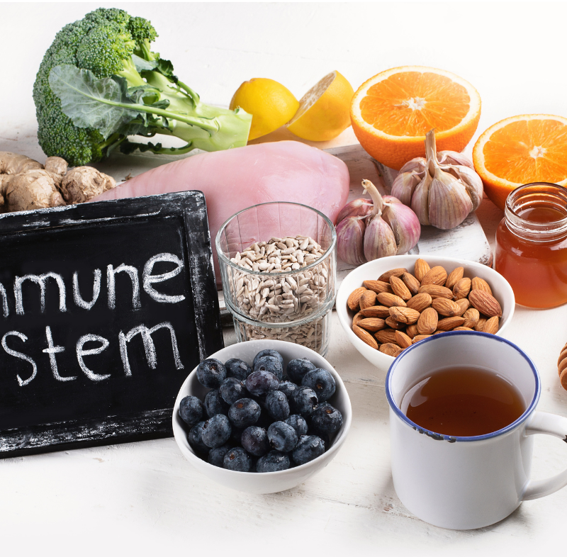 fruits and vegetables that boost the immune system.